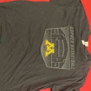 Minnesota gopher basket ball tshirt